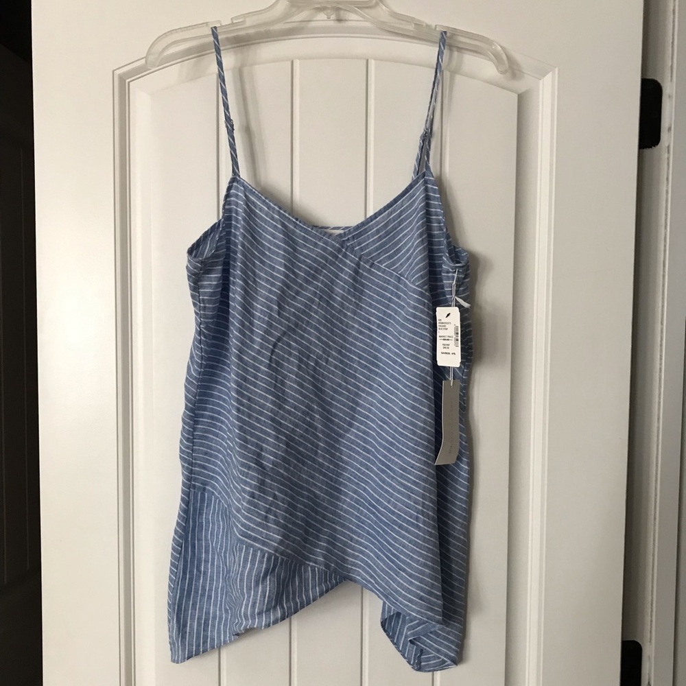 Saks Fifth Avenue Linen Tank Top NWT - L